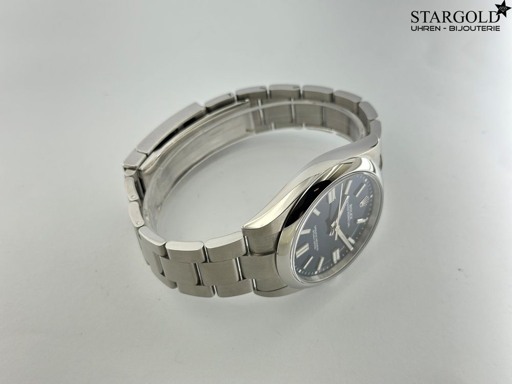 Rolex Oyster Perpetual Blau 41 - 124300