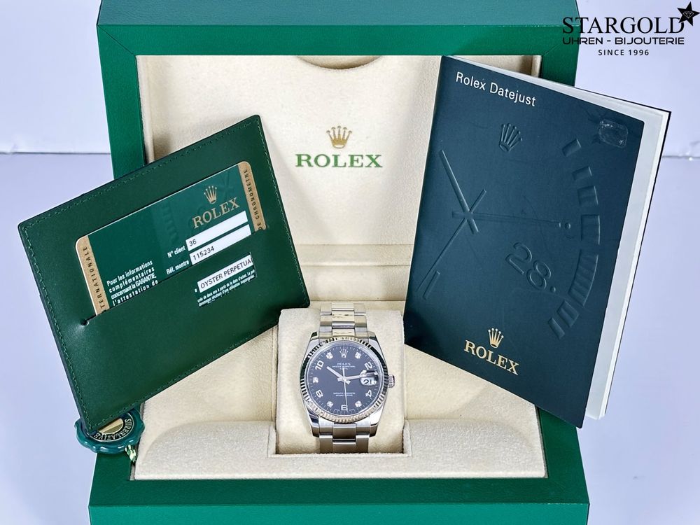Rolex Oyster Perpetual Date - 115234