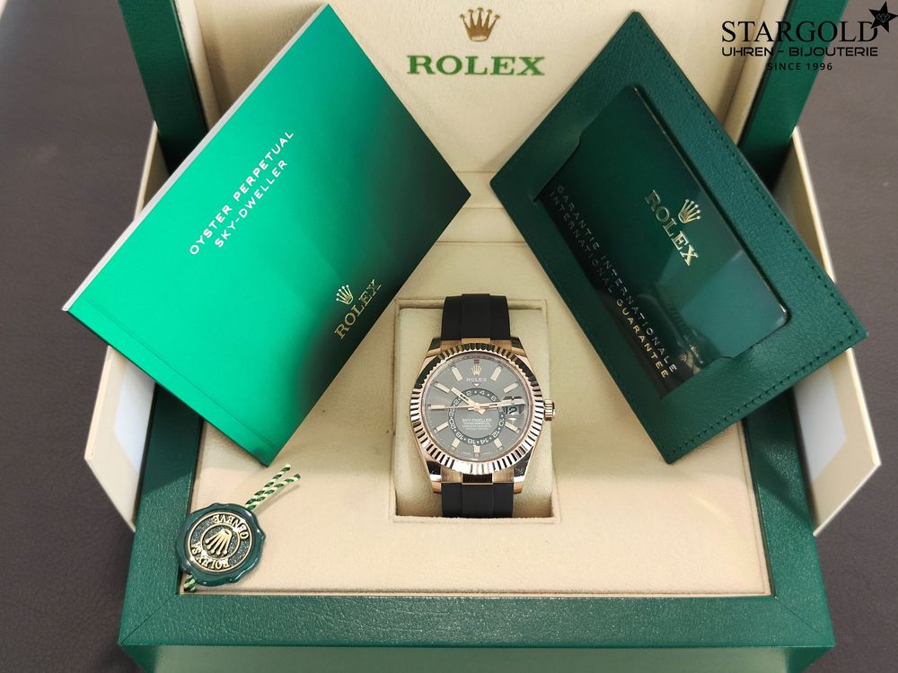 Rolex Sky-Dweller Roségold Rhodium Dial - 326235