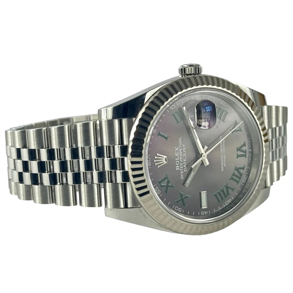 Rolex Wimbledon Datejust 41 MM Gebrauchte Herrenuhr - 126334