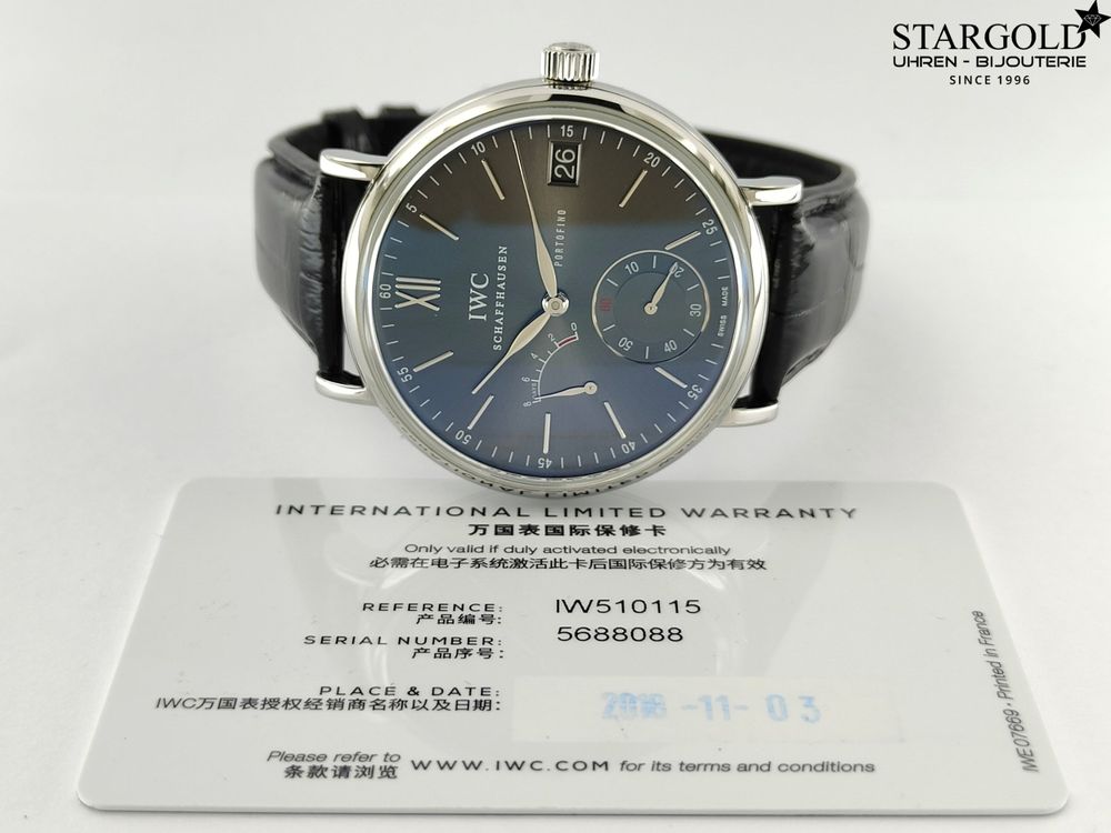 IWC Portofino 8 Days - IW510115 - mit Box & Papier