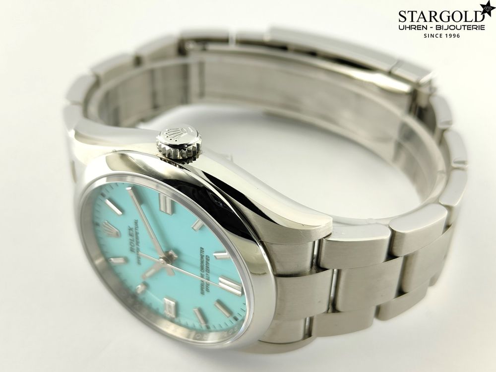 Rolex Oyster Perpetual Tiffany 36 126000 with box & papers