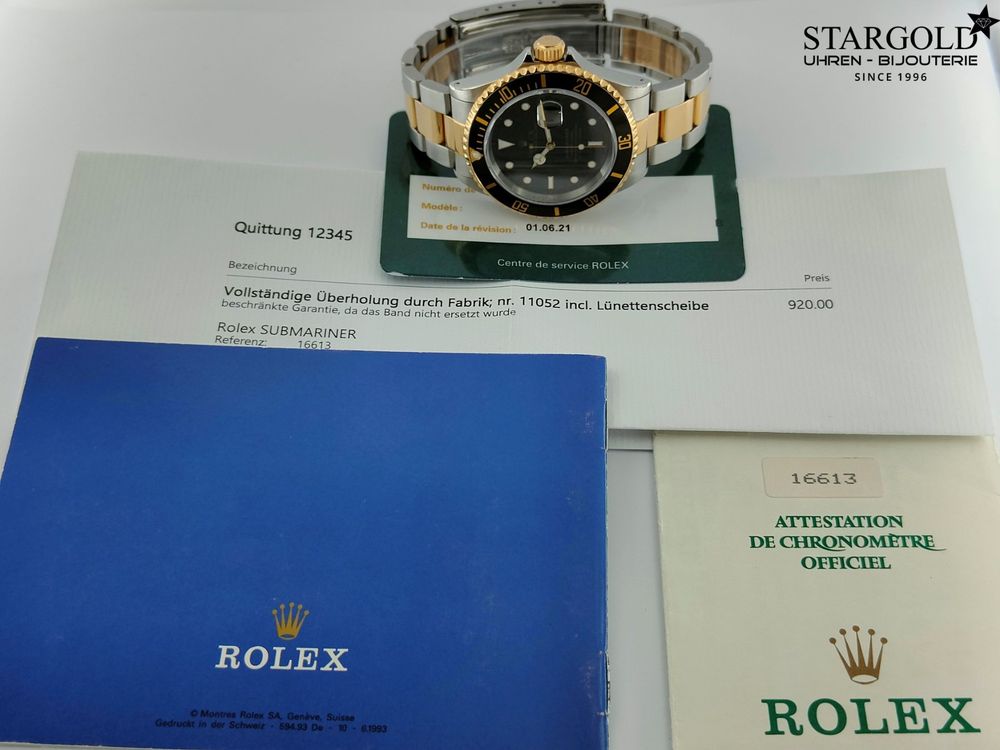 Rolex Submariner Date - 16613 - mit Box & Papieren