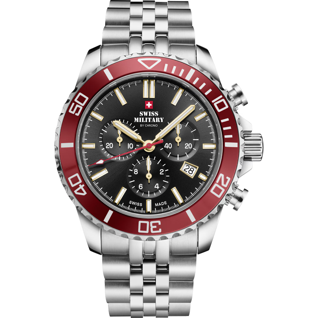 Swiss Military by Chrono Sports Chronograph 43mm auf Stargold.ch erhältlich.