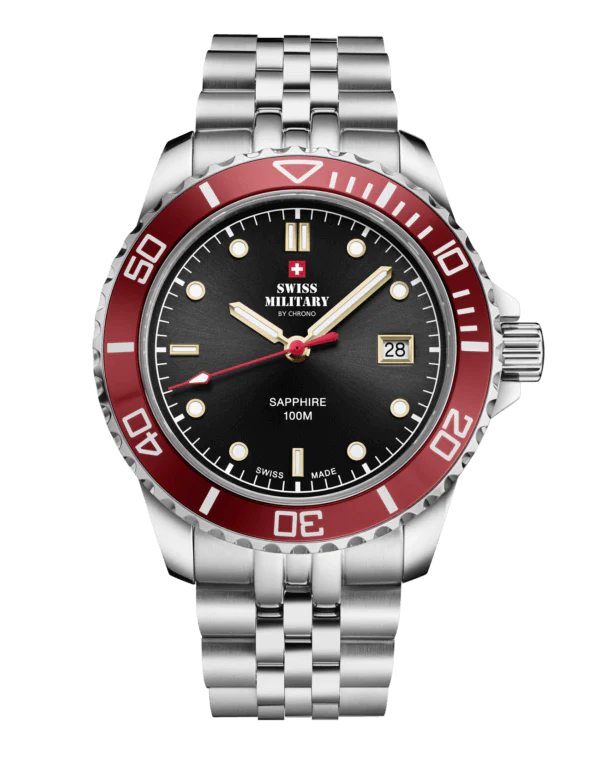 Swiss Military Schweizer Herren-Sportuhr - SM34109.04 auf Stargold.ch erhältlich.