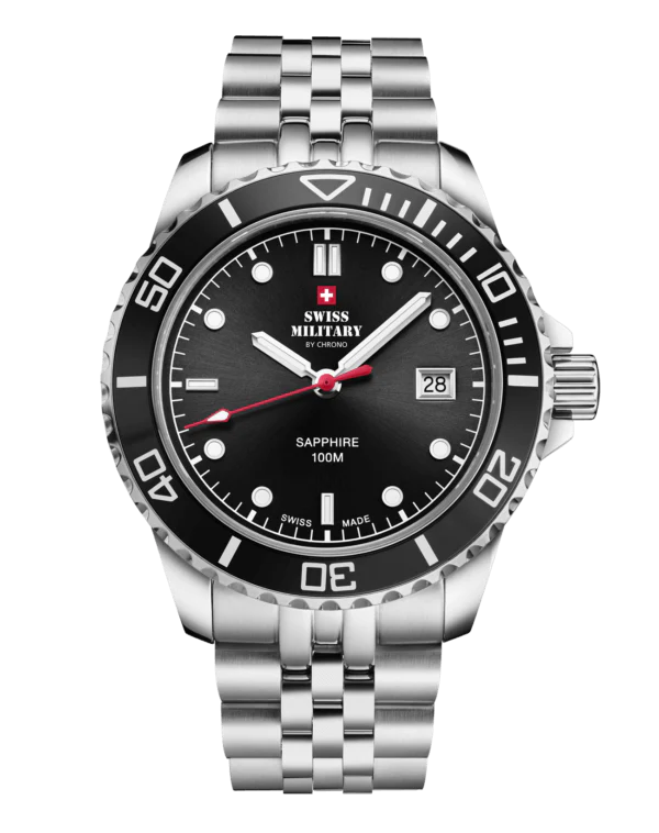 Swiss Military Schweizer Herren-Sportuhr - SM34109.01 auf Stargold.ch erhältlich.