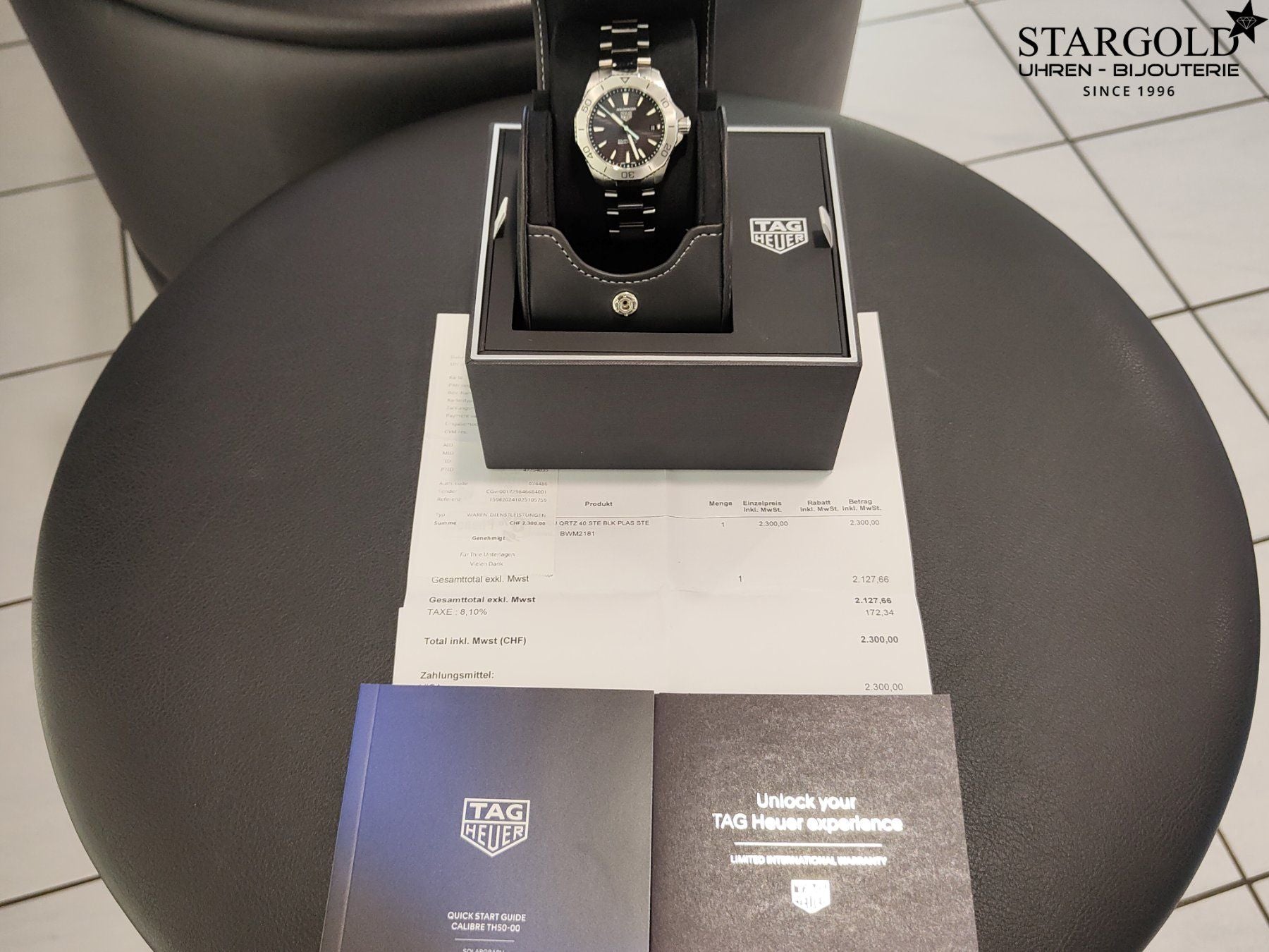 TAG Heuer Aquaracer PROFESSIONAL 200 SOLARGRAPH - WBP1114