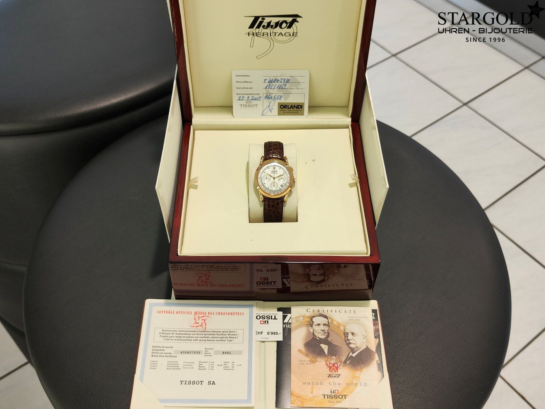Tissot Heritage 150th Anniversary - T71.8.439.31