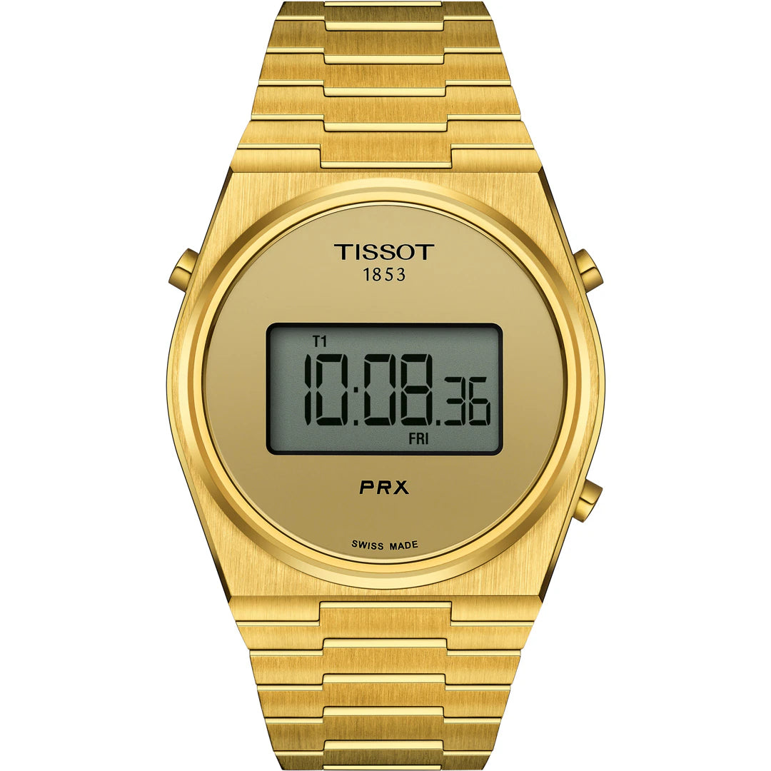 Tissot PRX 40 Digital Goldig auf Stargold.ch erhältlich.