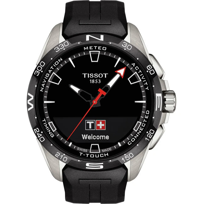 Tissot T-Touch Connect Solar Smartwatch Titan auf Stargold.ch erhältlich.