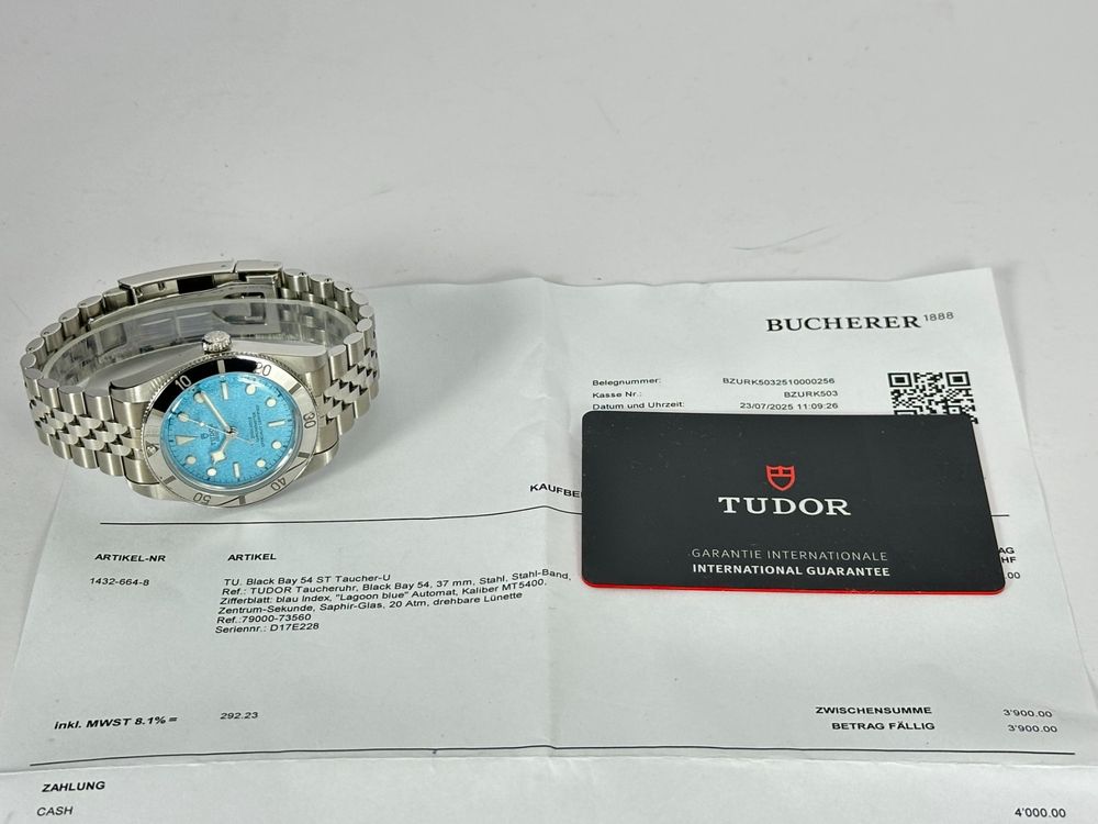Tudor Black Bay 54 Blue Lagoon - M79000-0001