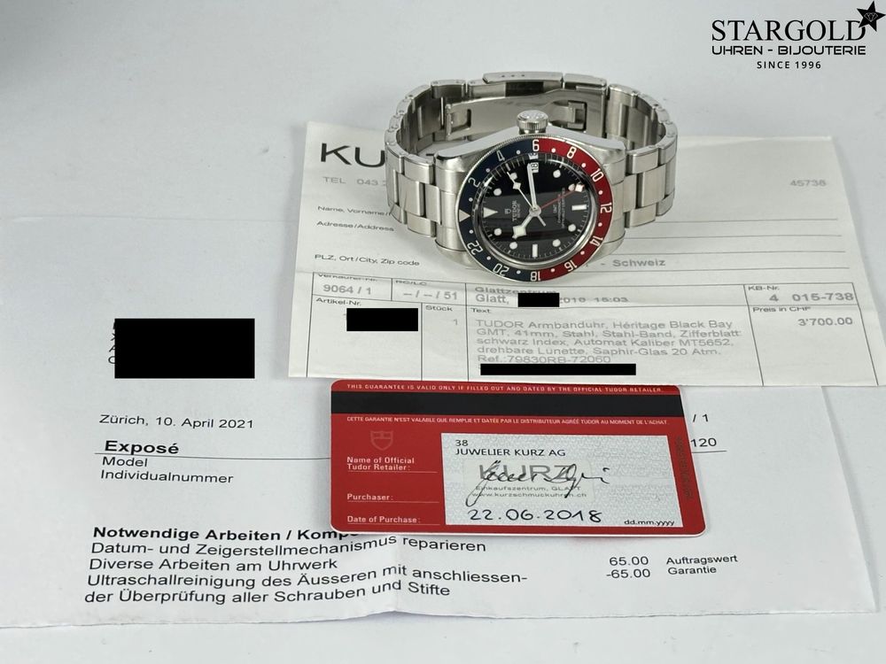 Tudor Black Bay GMT - 79830RB