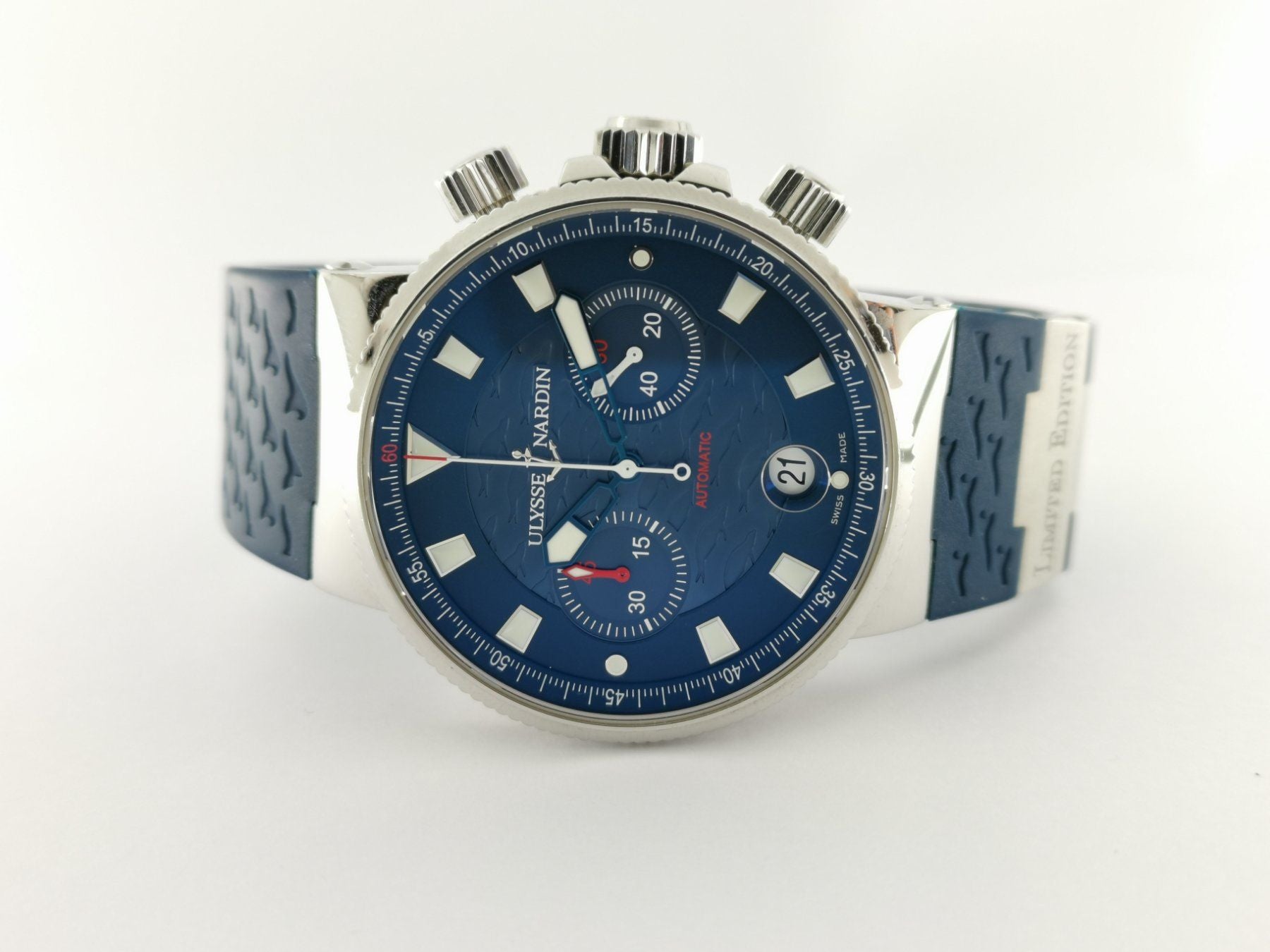 Ulysse Nardin Blue Seal Maxi Marine Chronograph (Fullset)