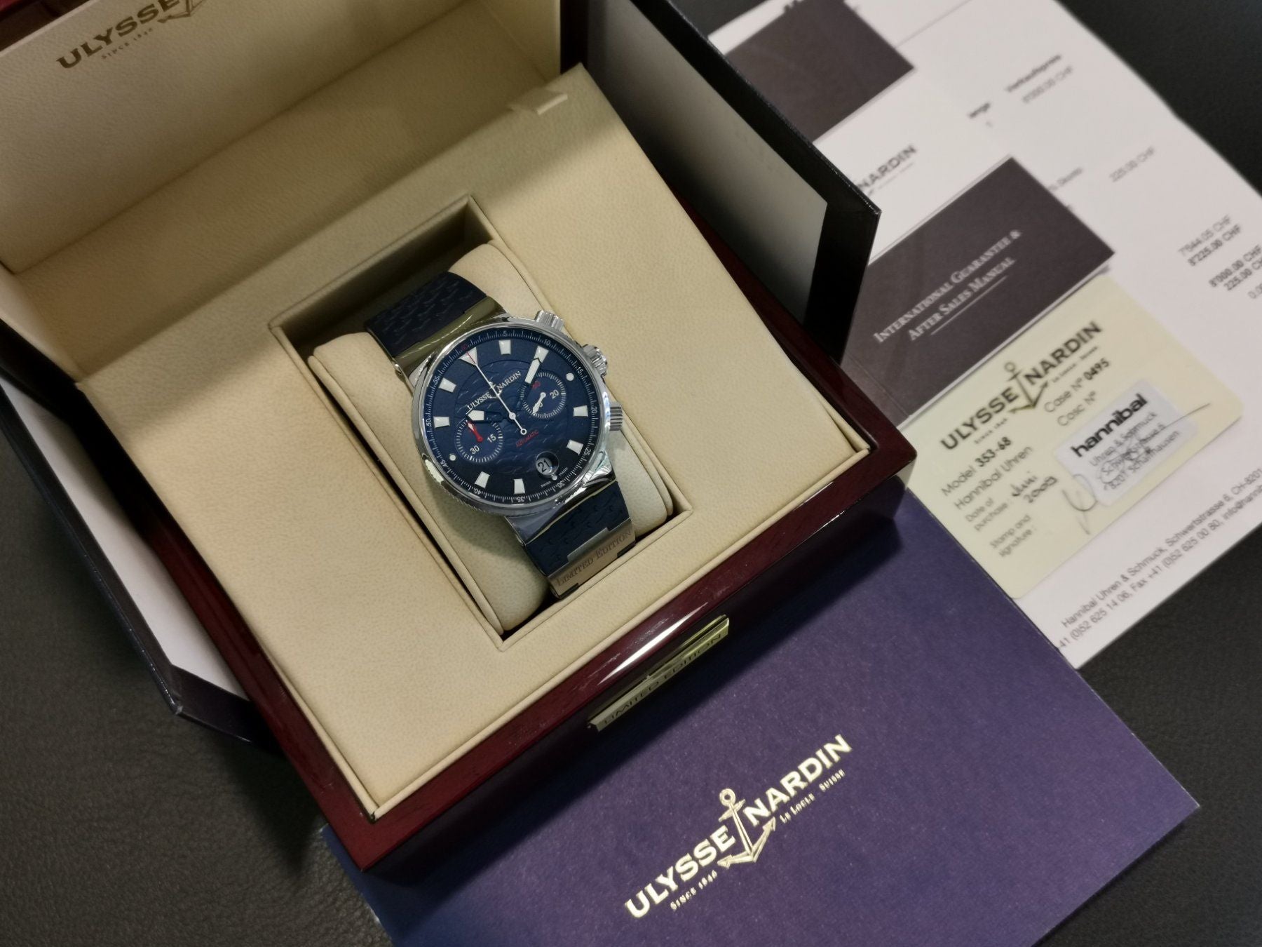 Ulysse nardin blue seal limited clearance edition